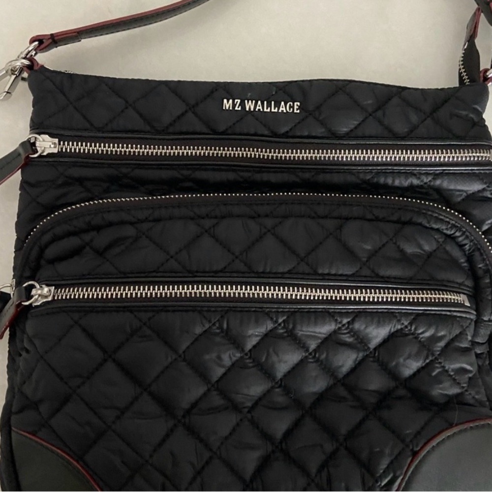 MZ Wallace downtown Crosby Black Quilted Bag - Picture 5 of 14